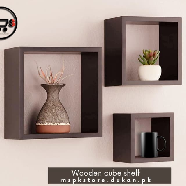 MS pk wooden box shelves, wall mounted shelves,