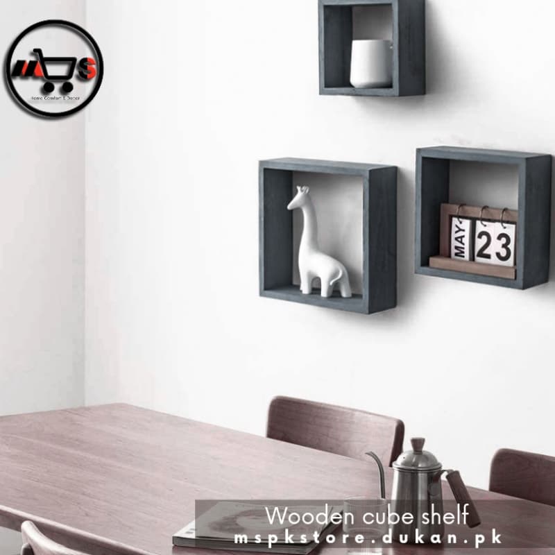 MS pk wooden box shelves, wall mounted shelves,
