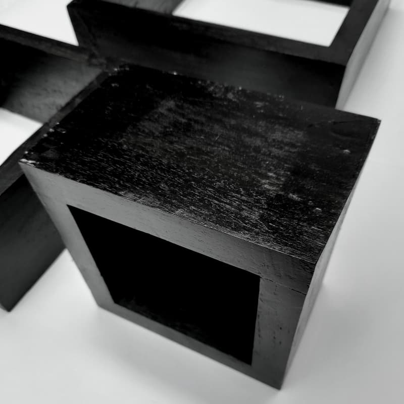 MS pk wooden box shelves, wall mounted shelves,